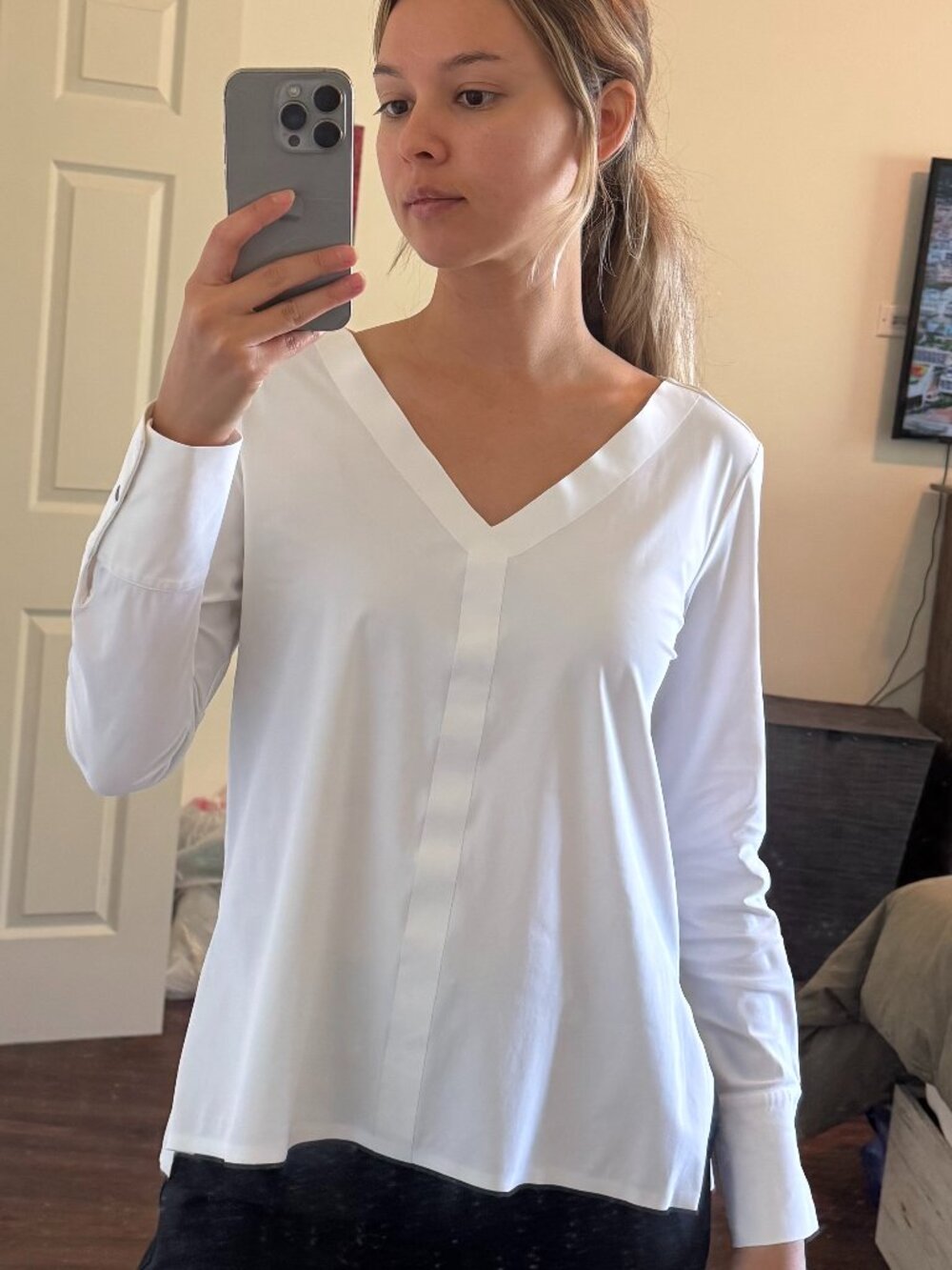 Aday Something Tailored Shirt (Size: XS)